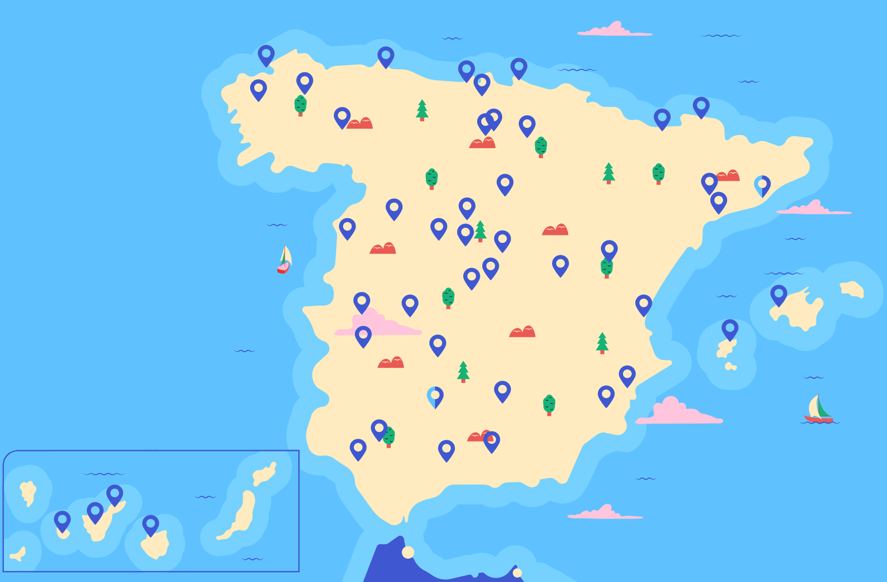 Map of Heritages